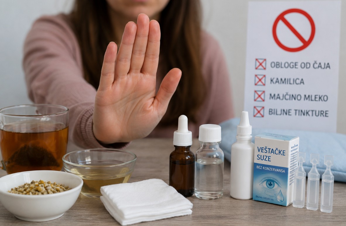Kućni preparati za alergije, veštačke suze, sterilne gaze i fiziološki rastvor